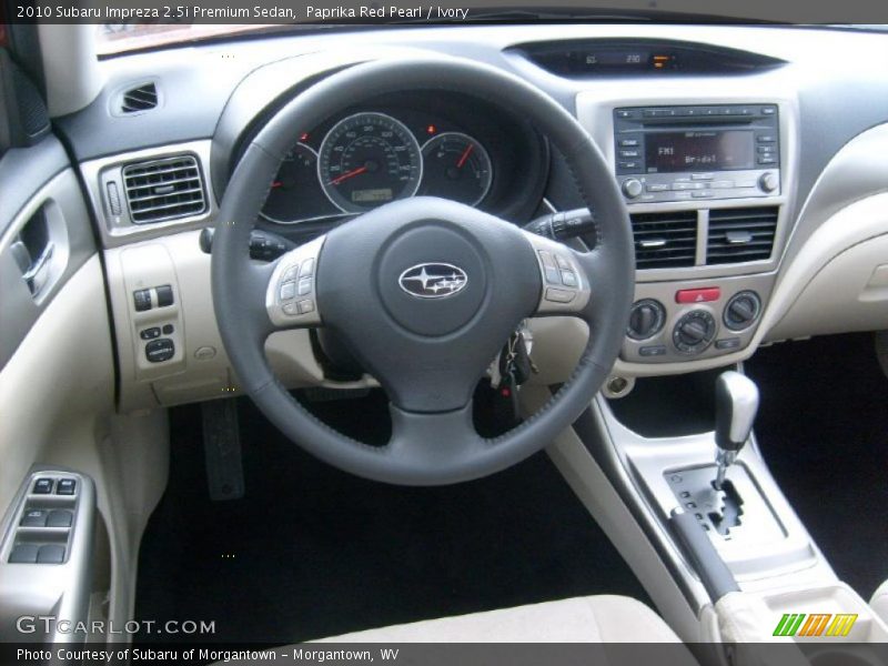  2010 Impreza 2.5i Premium Sedan Ivory Interior