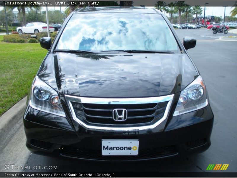 Crystal Black Pearl / Gray 2010 Honda Odyssey EX-L