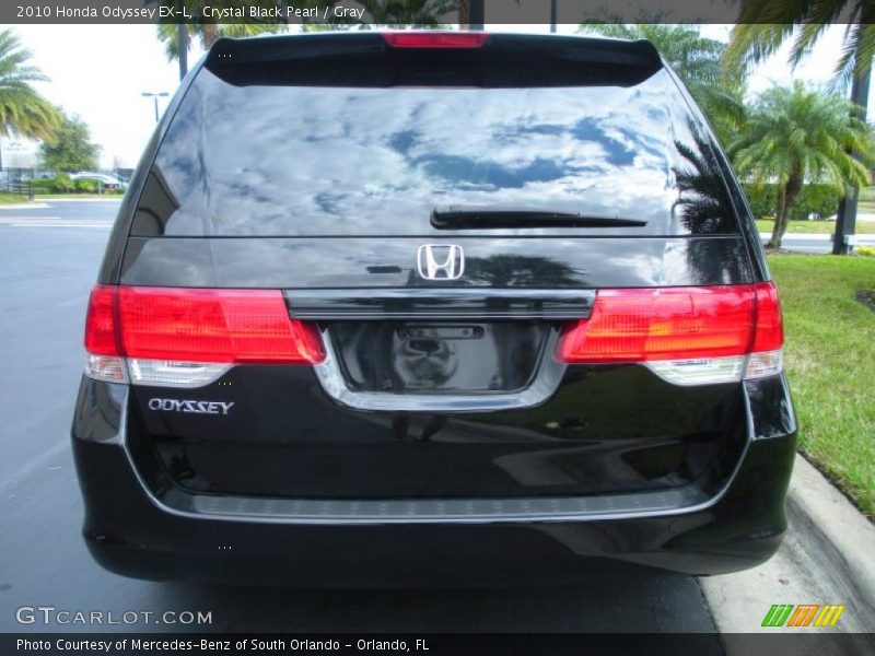 Crystal Black Pearl / Gray 2010 Honda Odyssey EX-L
