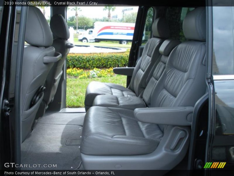Crystal Black Pearl / Gray 2010 Honda Odyssey EX-L