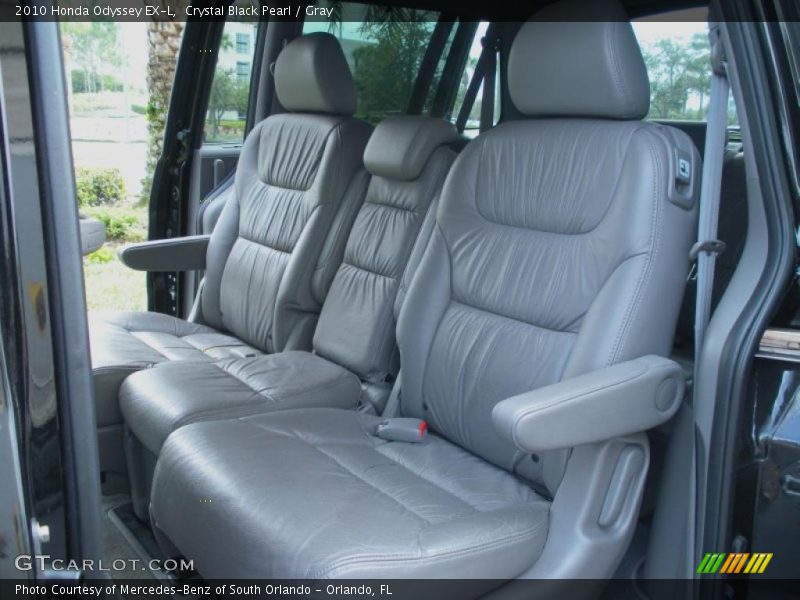 Crystal Black Pearl / Gray 2010 Honda Odyssey EX-L