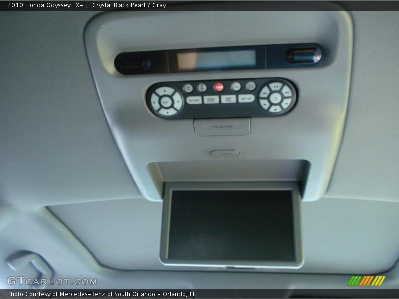 Crystal Black Pearl / Gray 2010 Honda Odyssey EX-L