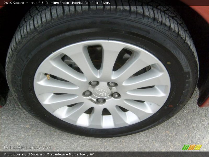  2010 Impreza 2.5i Premium Sedan Wheel