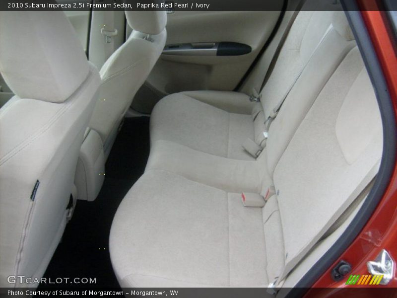  2010 Impreza 2.5i Premium Sedan Ivory Interior