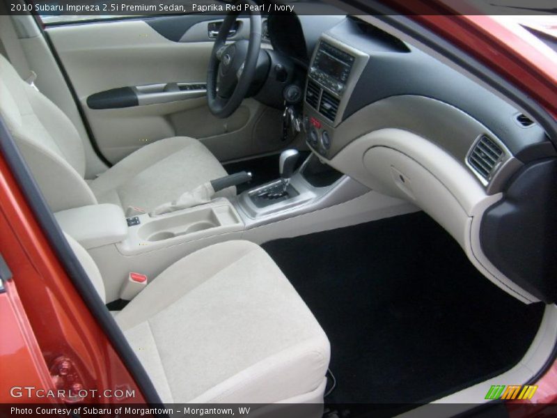  2010 Impreza 2.5i Premium Sedan Ivory Interior