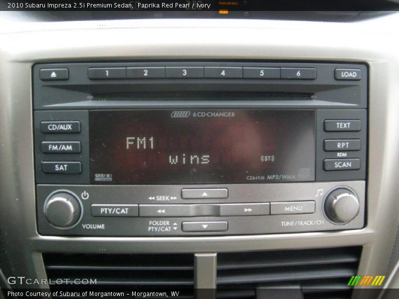 Paprika Red Pearl / Ivory 2010 Subaru Impreza 2.5i Premium Sedan