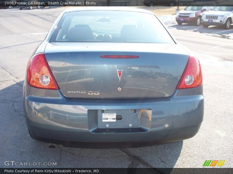 Stealth Gray Metallic / Ebony 2006 Pontiac G6 Sedan