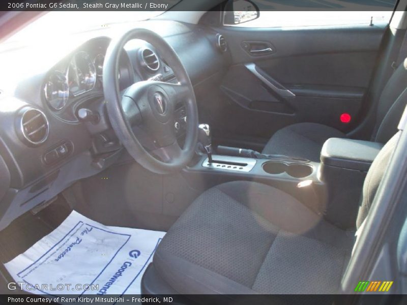 Stealth Gray Metallic / Ebony 2006 Pontiac G6 Sedan