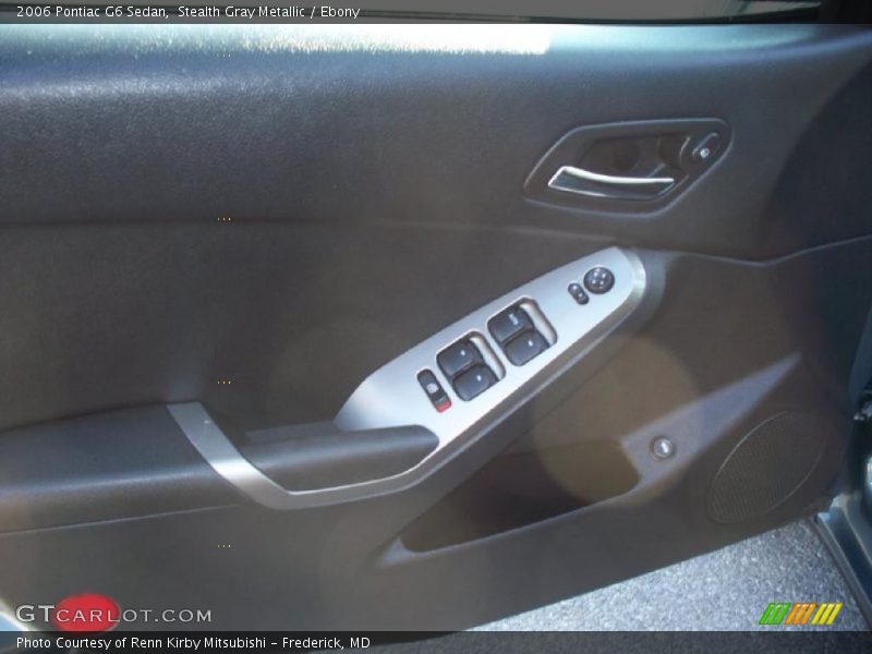 Stealth Gray Metallic / Ebony 2006 Pontiac G6 Sedan