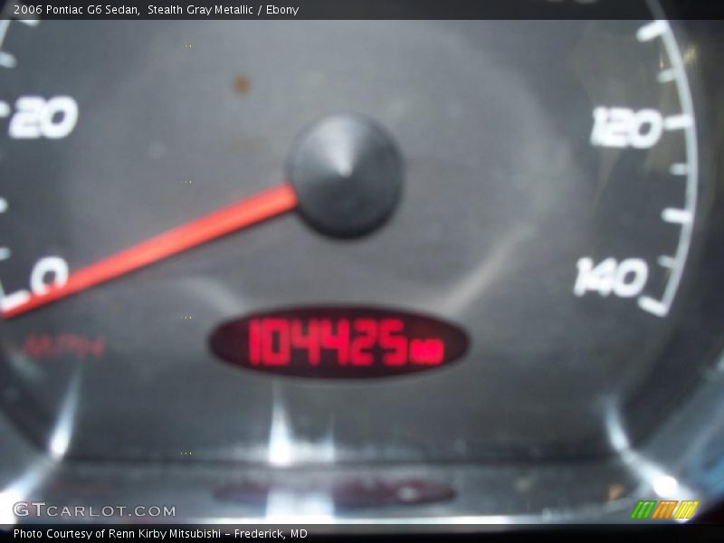 Stealth Gray Metallic / Ebony 2006 Pontiac G6 Sedan