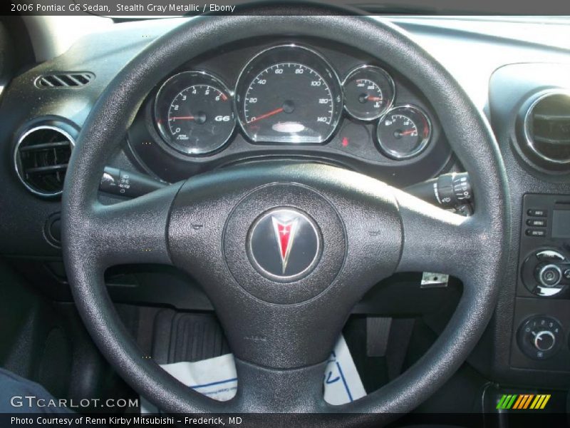 Stealth Gray Metallic / Ebony 2006 Pontiac G6 Sedan