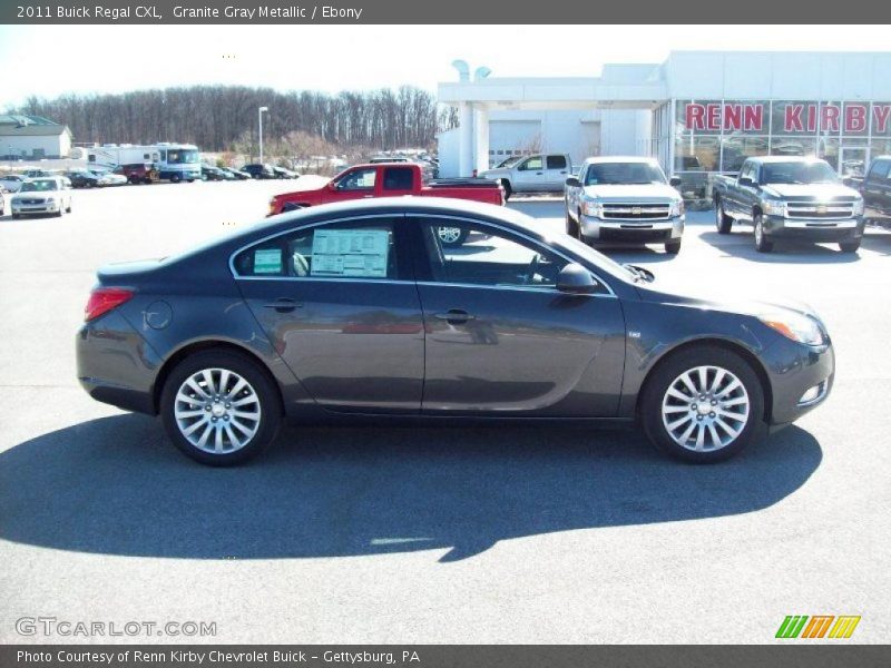 Granite Gray Metallic / Ebony 2011 Buick Regal CXL