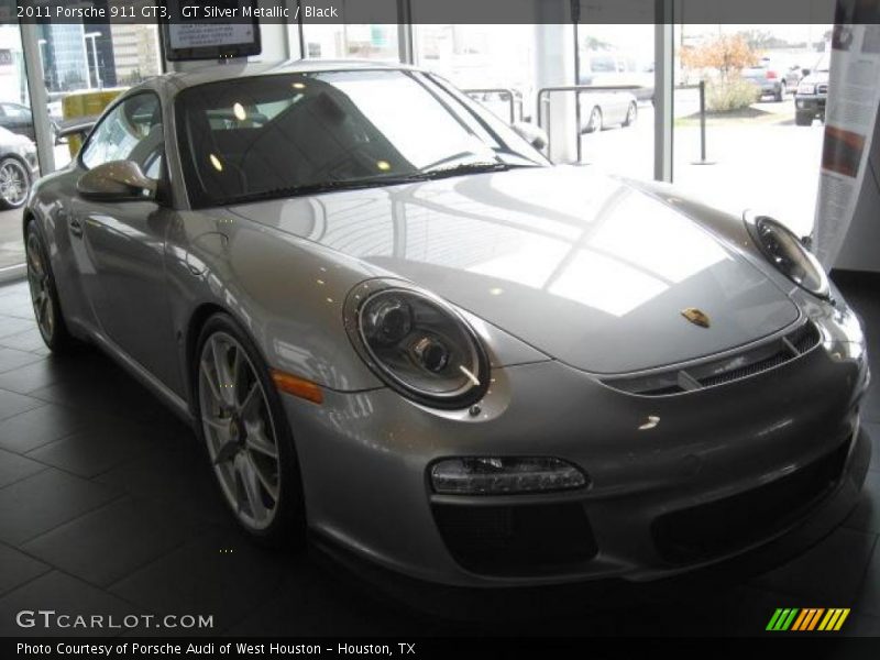 GT Silver Metallic / Black 2011 Porsche 911 GT3