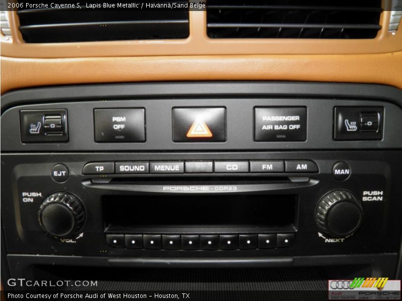 Lapis Blue Metallic / Havanna/Sand Beige 2006 Porsche Cayenne S