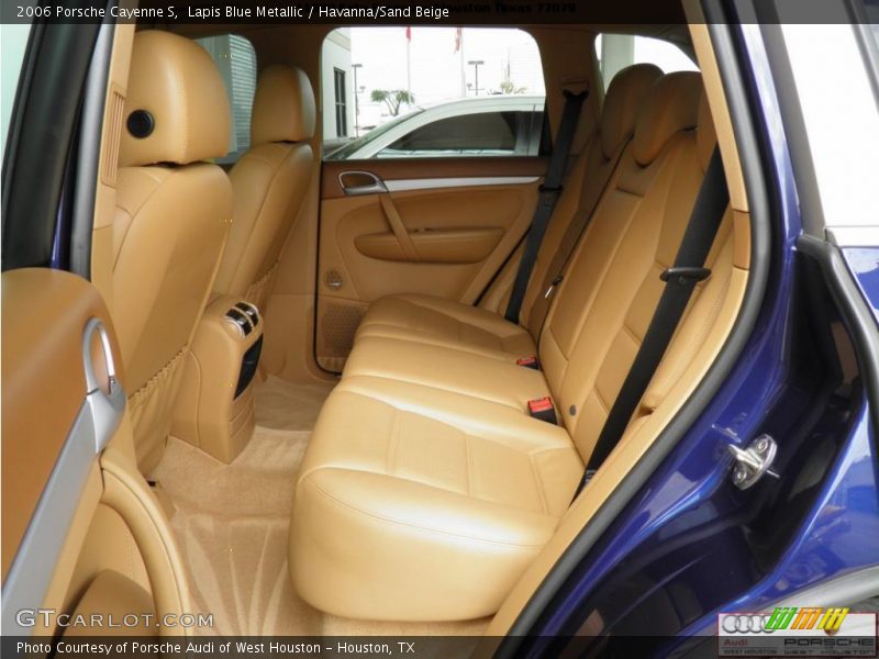 Lapis Blue Metallic / Havanna/Sand Beige 2006 Porsche Cayenne S