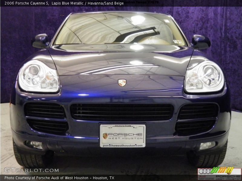Lapis Blue Metallic / Havanna/Sand Beige 2006 Porsche Cayenne S