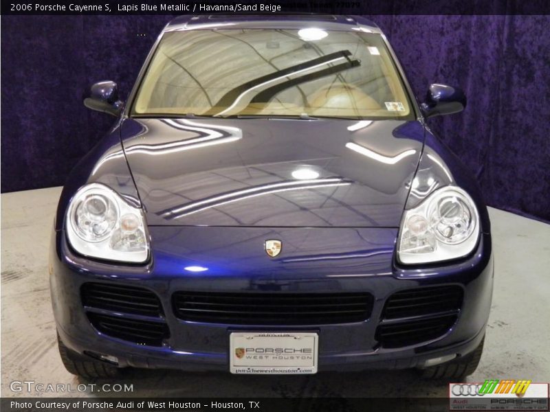 Lapis Blue Metallic / Havanna/Sand Beige 2006 Porsche Cayenne S