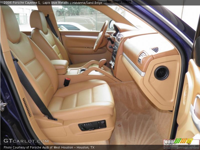 Lapis Blue Metallic / Havanna/Sand Beige 2006 Porsche Cayenne S