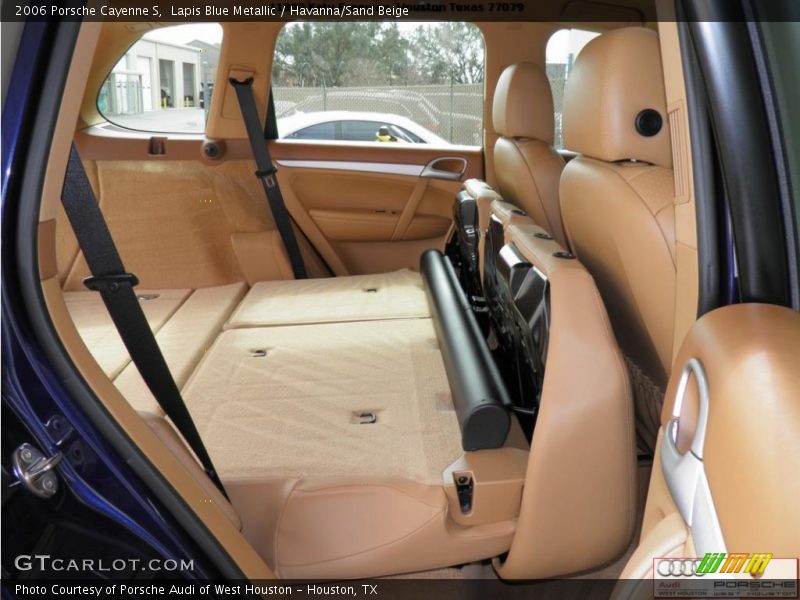 Lapis Blue Metallic / Havanna/Sand Beige 2006 Porsche Cayenne S