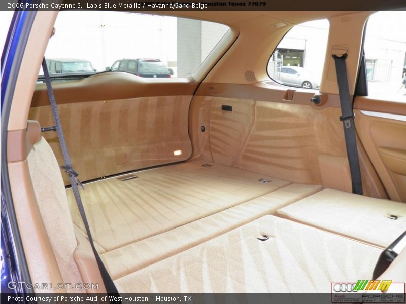 Lapis Blue Metallic / Havanna/Sand Beige 2006 Porsche Cayenne S