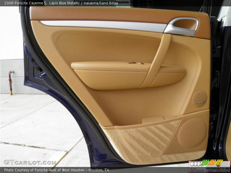 Lapis Blue Metallic / Havanna/Sand Beige 2006 Porsche Cayenne S