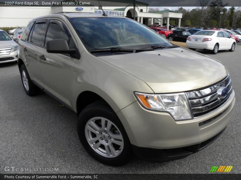 Dune Pearl Metallic / Camel 2007 Ford Edge SE