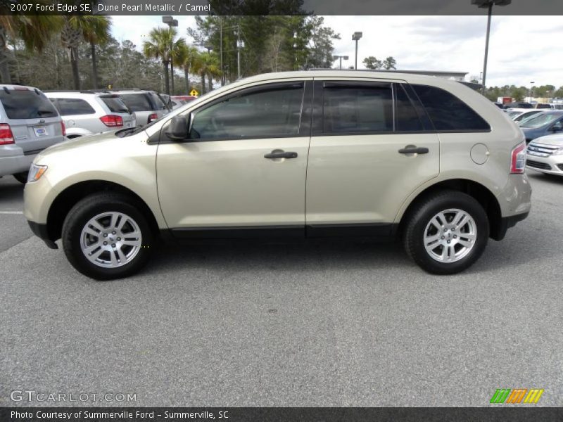 Dune Pearl Metallic / Camel 2007 Ford Edge SE