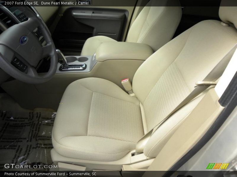 Dune Pearl Metallic / Camel 2007 Ford Edge SE