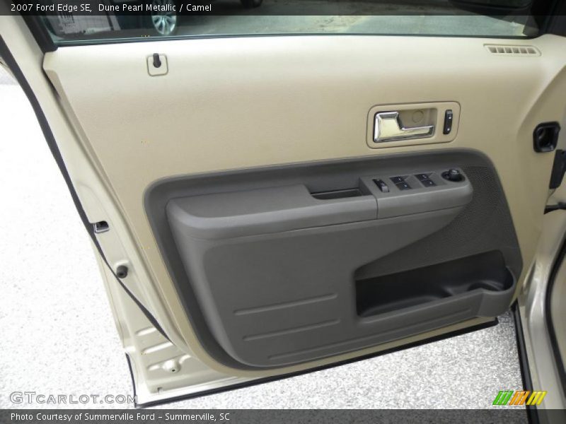Dune Pearl Metallic / Camel 2007 Ford Edge SE
