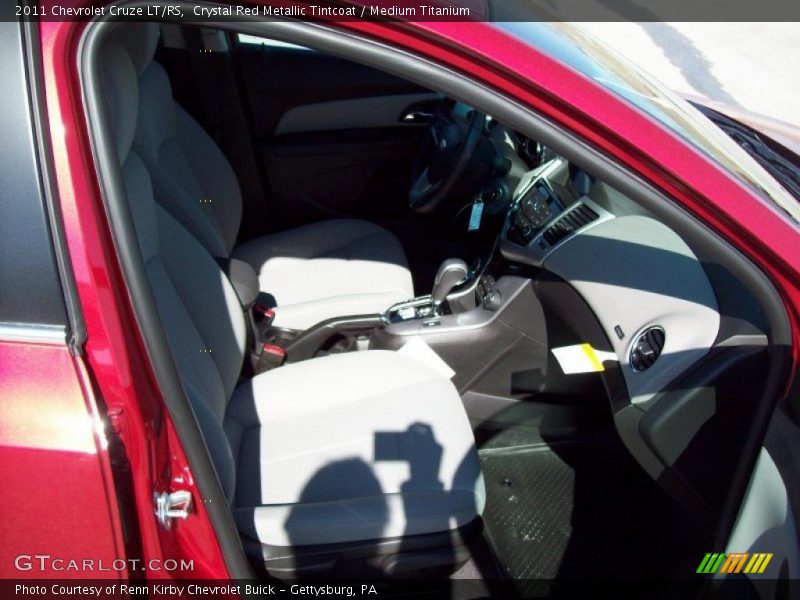 Crystal Red Metallic Tintcoat / Medium Titanium 2011 Chevrolet Cruze LT/RS