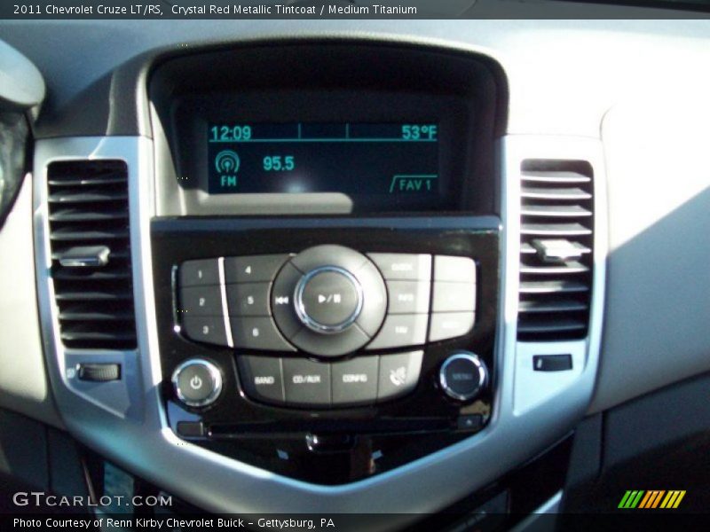 Crystal Red Metallic Tintcoat / Medium Titanium 2011 Chevrolet Cruze LT/RS