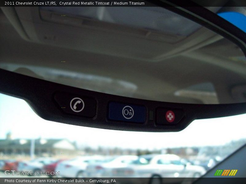 Crystal Red Metallic Tintcoat / Medium Titanium 2011 Chevrolet Cruze LT/RS
