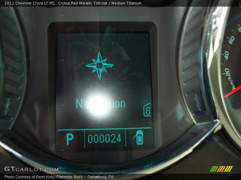 Crystal Red Metallic Tintcoat / Medium Titanium 2011 Chevrolet Cruze LT/RS