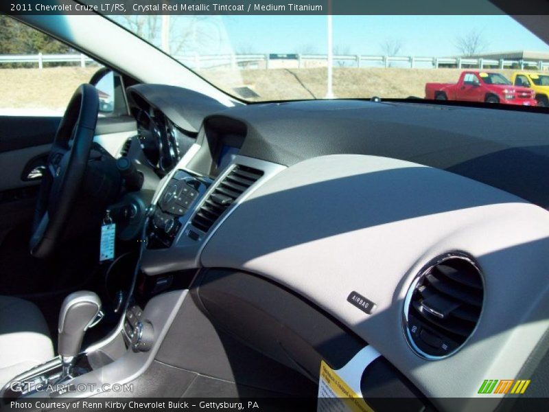 Crystal Red Metallic Tintcoat / Medium Titanium 2011 Chevrolet Cruze LT/RS
