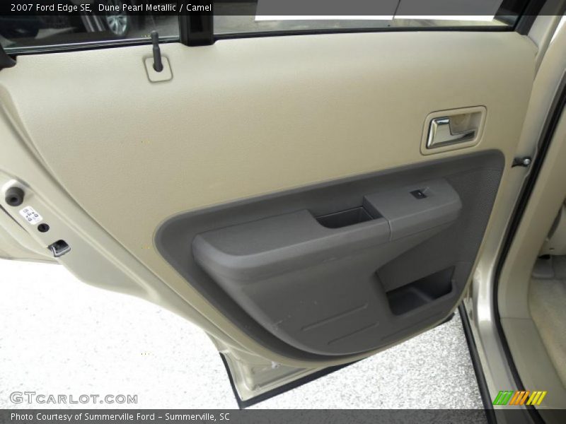 Dune Pearl Metallic / Camel 2007 Ford Edge SE