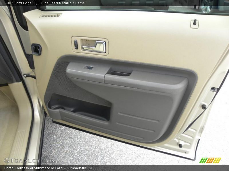 Dune Pearl Metallic / Camel 2007 Ford Edge SE