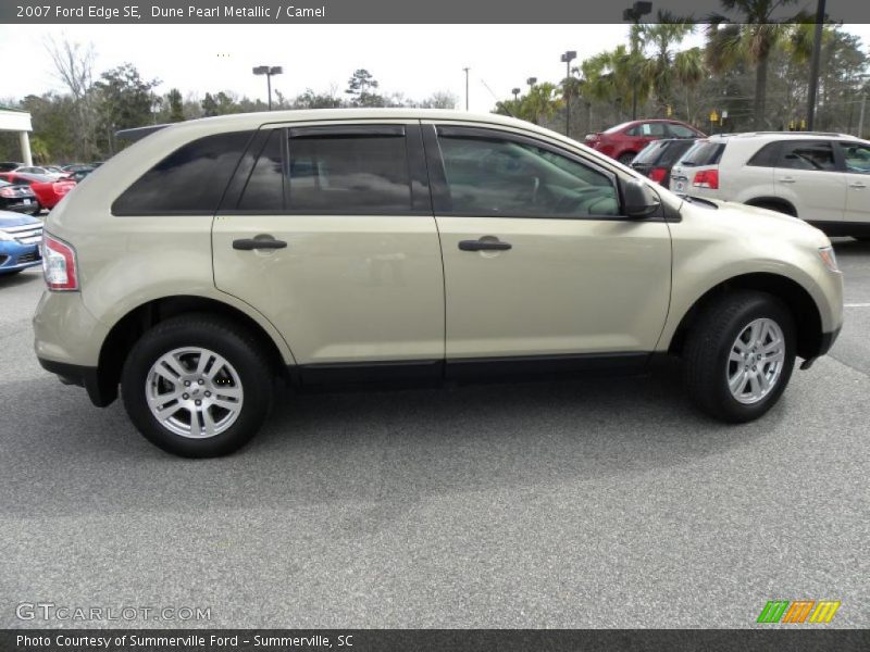 Dune Pearl Metallic / Camel 2007 Ford Edge SE