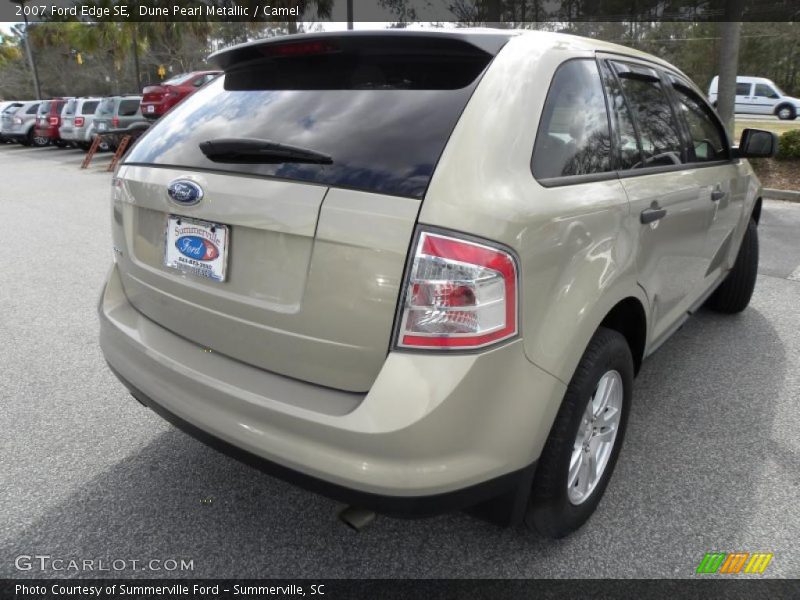 Dune Pearl Metallic / Camel 2007 Ford Edge SE