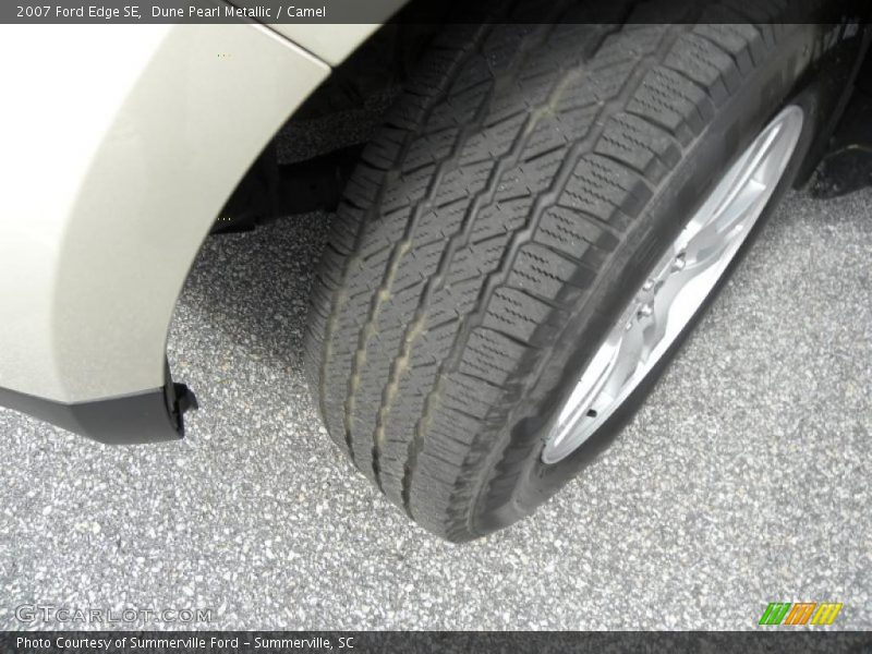 Dune Pearl Metallic / Camel 2007 Ford Edge SE