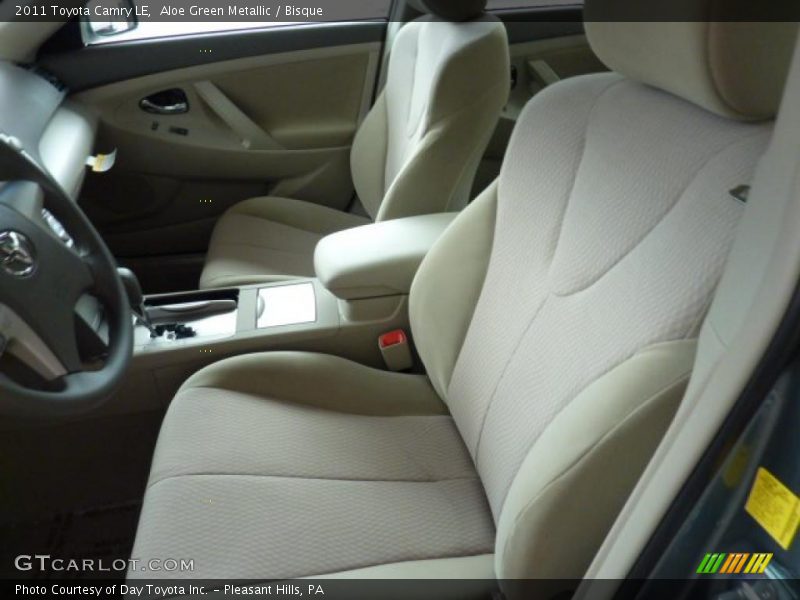 Aloe Green Metallic / Bisque 2011 Toyota Camry LE