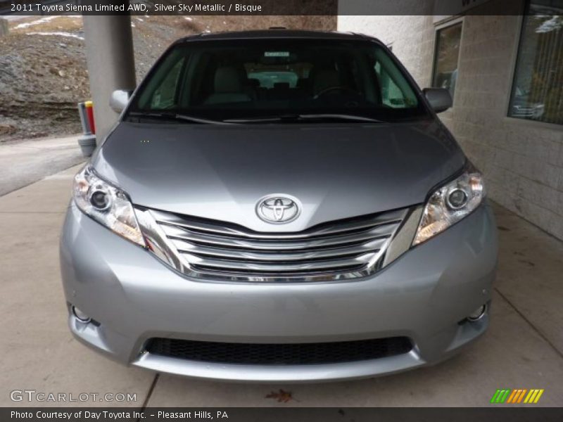 2011 Sienna Limited AWD Silver Sky Metallic
