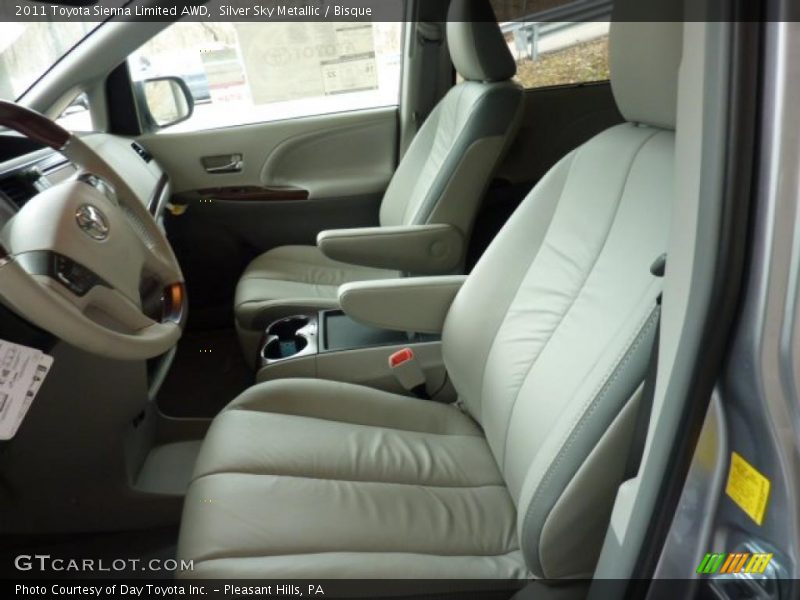  2011 Sienna Limited AWD Bisque Interior
