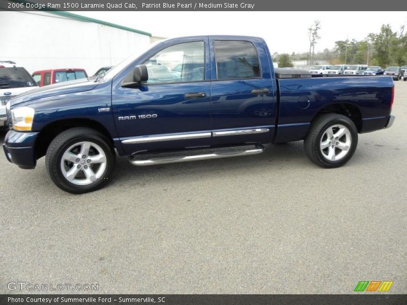 Patriot Blue Pearl / Medium Slate Gray 2006 Dodge Ram 1500 Laramie Quad Cab