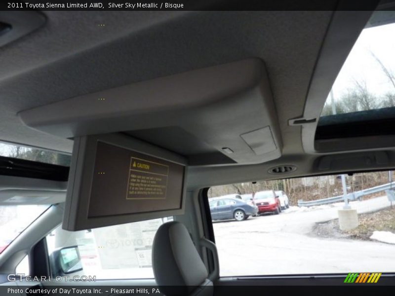 Silver Sky Metallic / Bisque 2011 Toyota Sienna Limited AWD