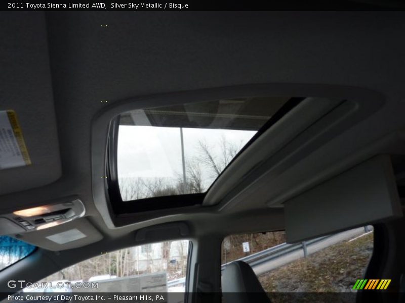 Silver Sky Metallic / Bisque 2011 Toyota Sienna Limited AWD