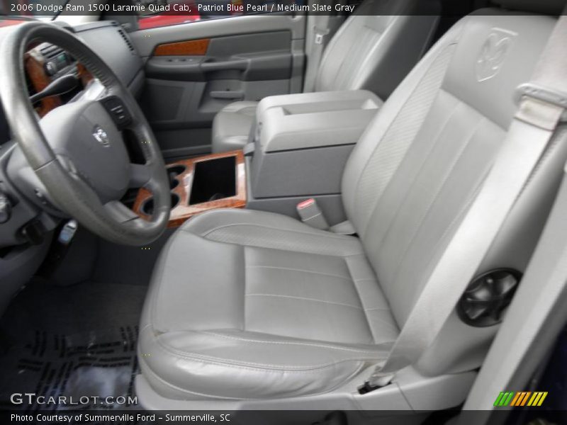 Patriot Blue Pearl / Medium Slate Gray 2006 Dodge Ram 1500 Laramie Quad Cab