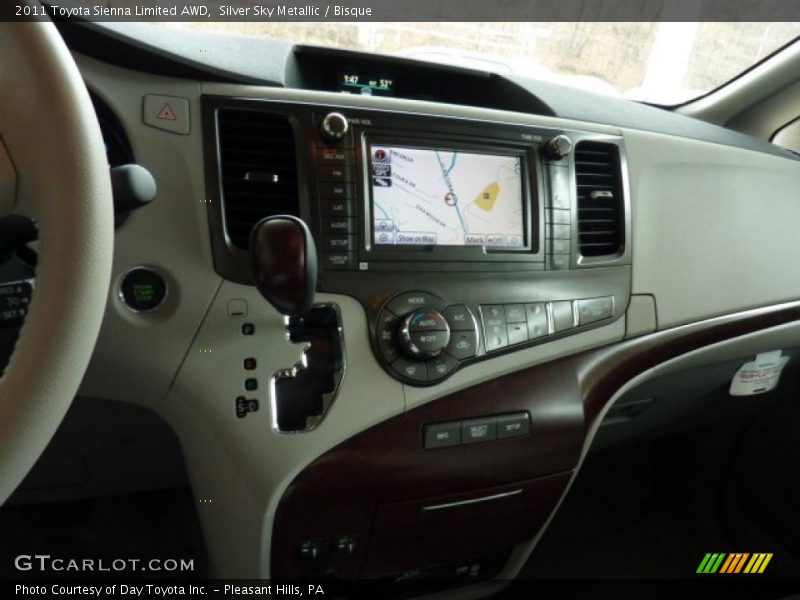 Silver Sky Metallic / Bisque 2011 Toyota Sienna Limited AWD