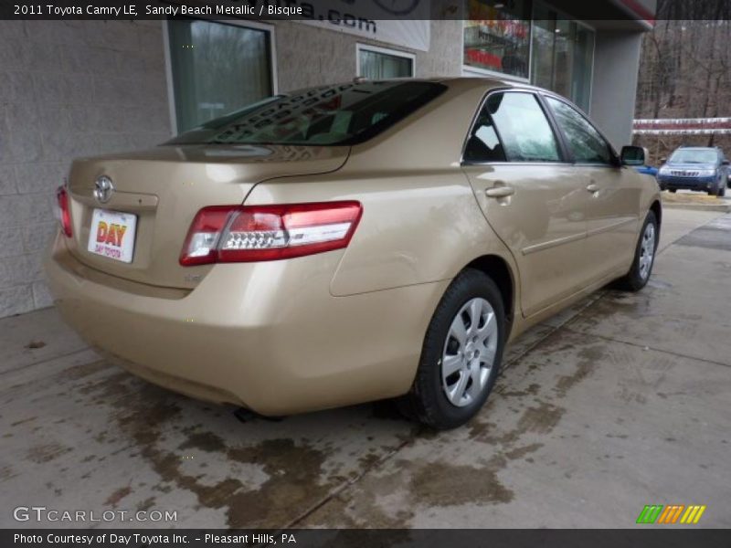 Sandy Beach Metallic / Bisque 2011 Toyota Camry LE