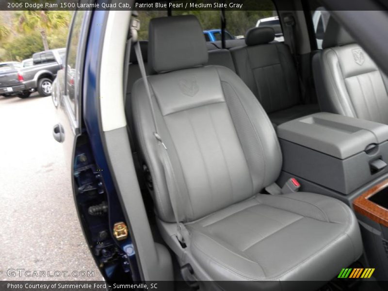 Patriot Blue Pearl / Medium Slate Gray 2006 Dodge Ram 1500 Laramie Quad Cab