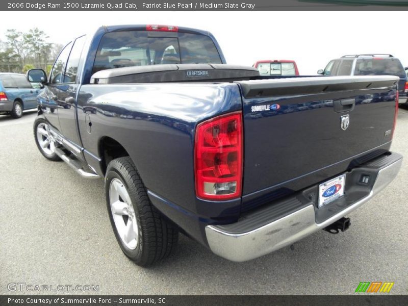 Patriot Blue Pearl / Medium Slate Gray 2006 Dodge Ram 1500 Laramie Quad Cab